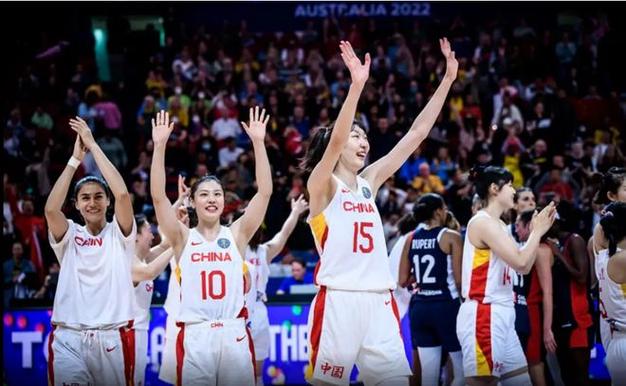 中国女篮击败法国队挺进四强